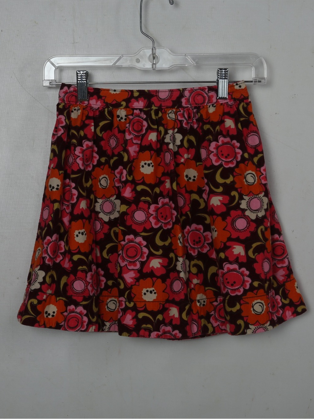 OshKosh B'gosh Floral A-Line Skirt in Pink, Orange & Brown